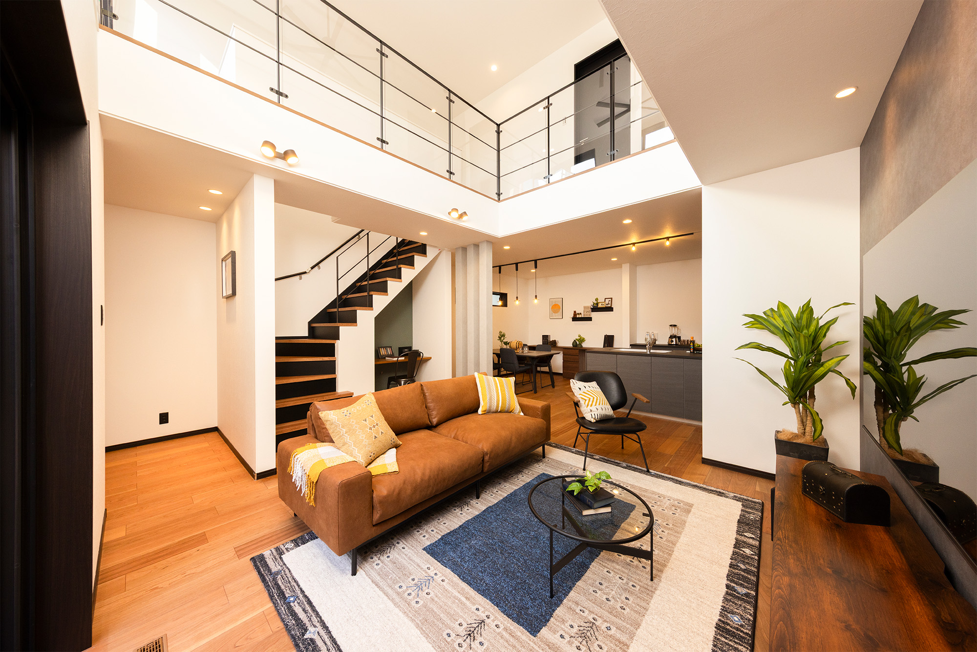 リビング上部吹抜