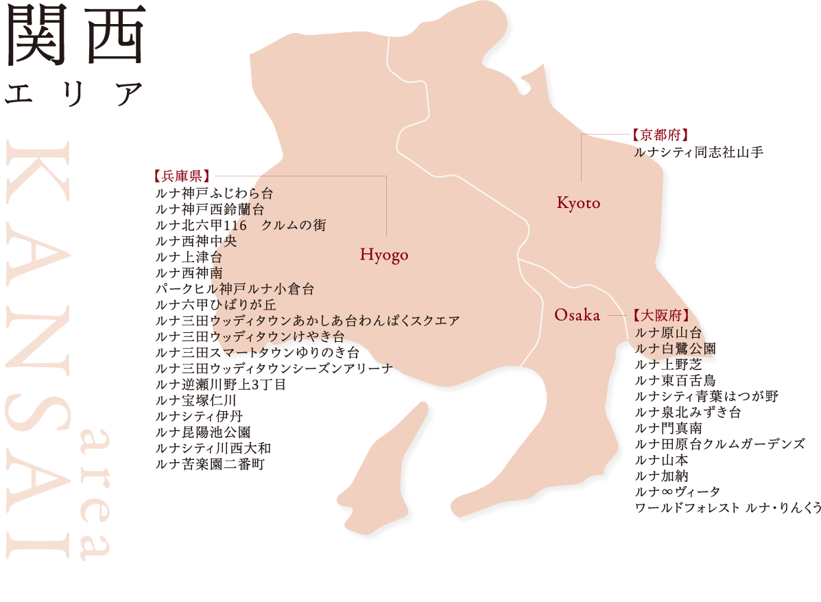 関西エリア物件一覧