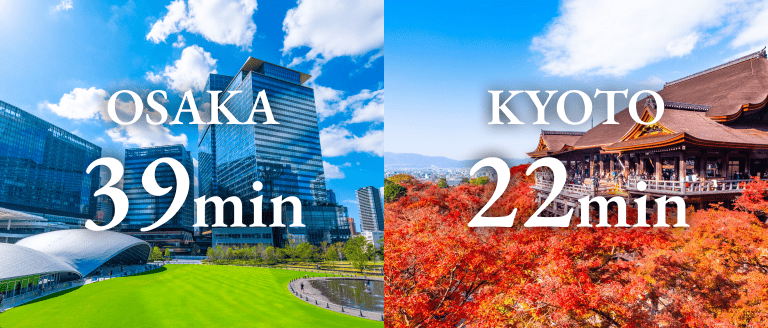 OSAKA39min KYOTO22min